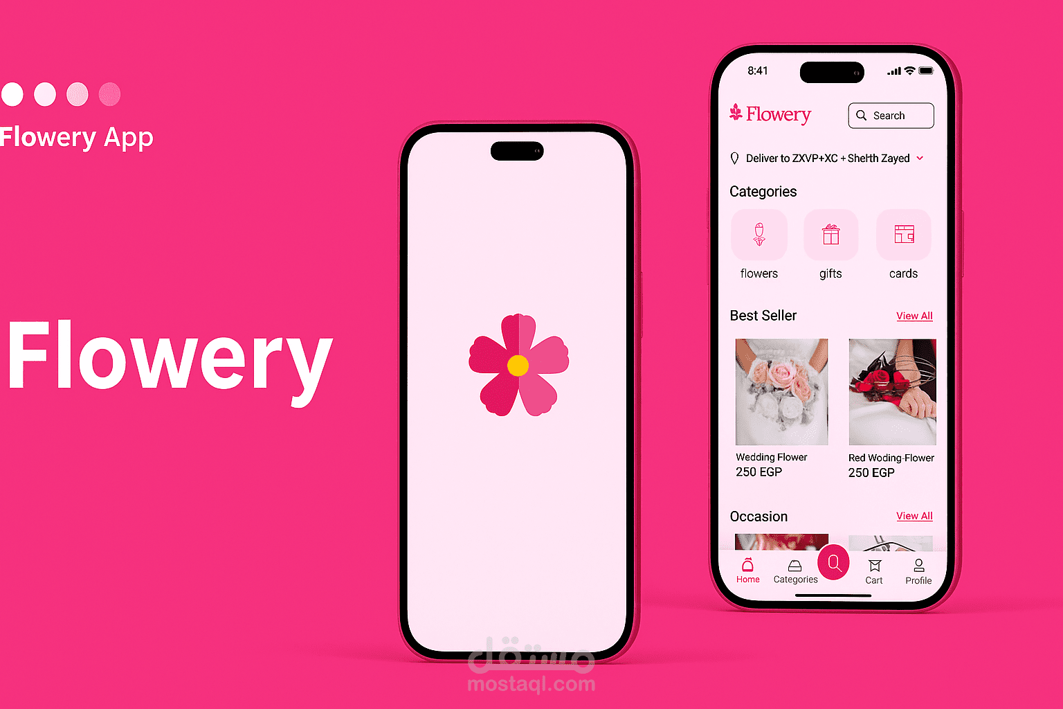 Flowery Store App – Flutter E-Commerce Application