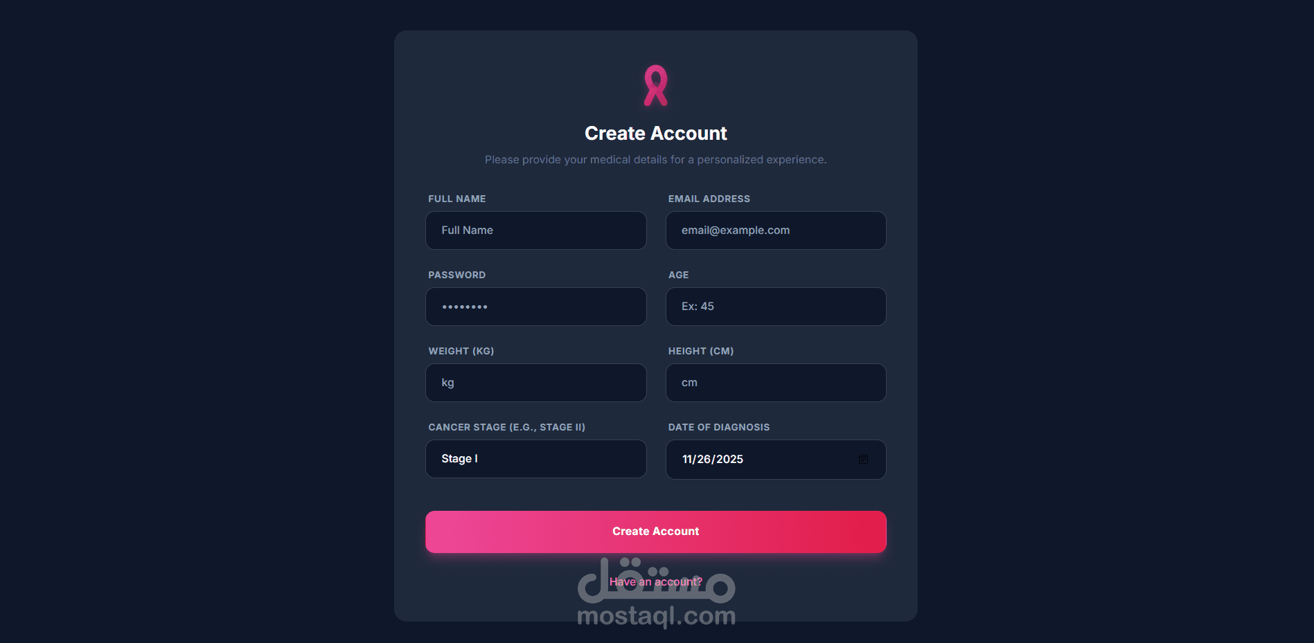 Cancer Care هو  ويب سايت ذكي متكامل لدعم مرضى سرطان الثدي.