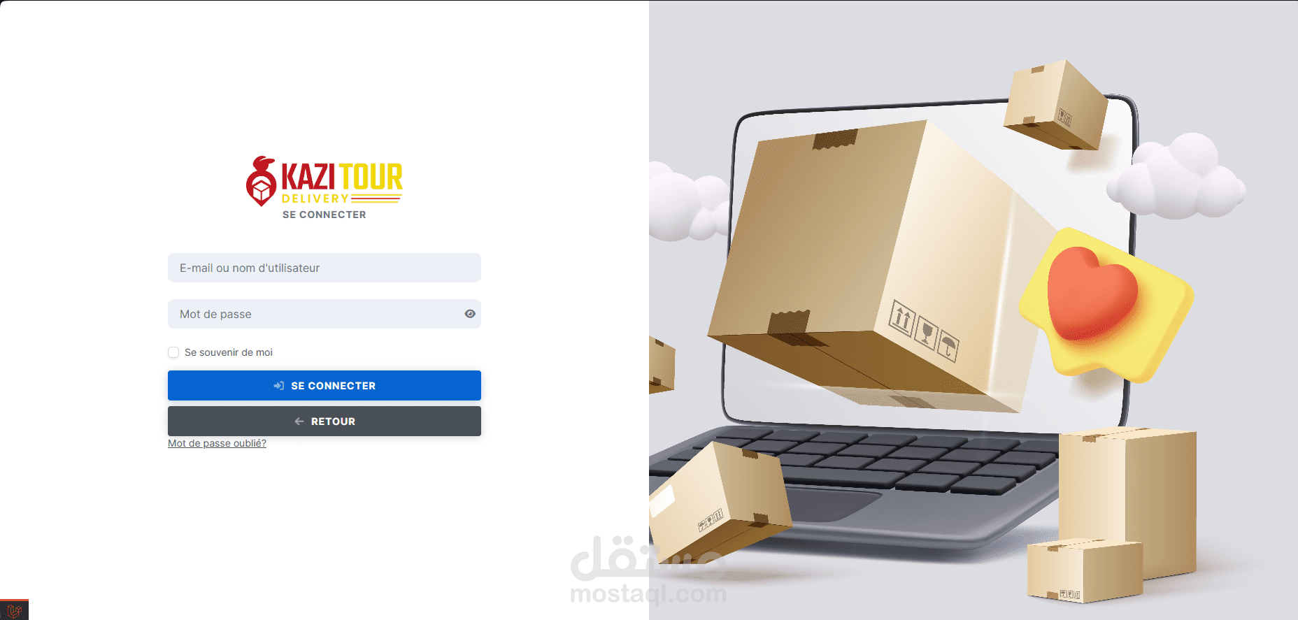 Kazitour – Delivery Management System (Web + Mobile)