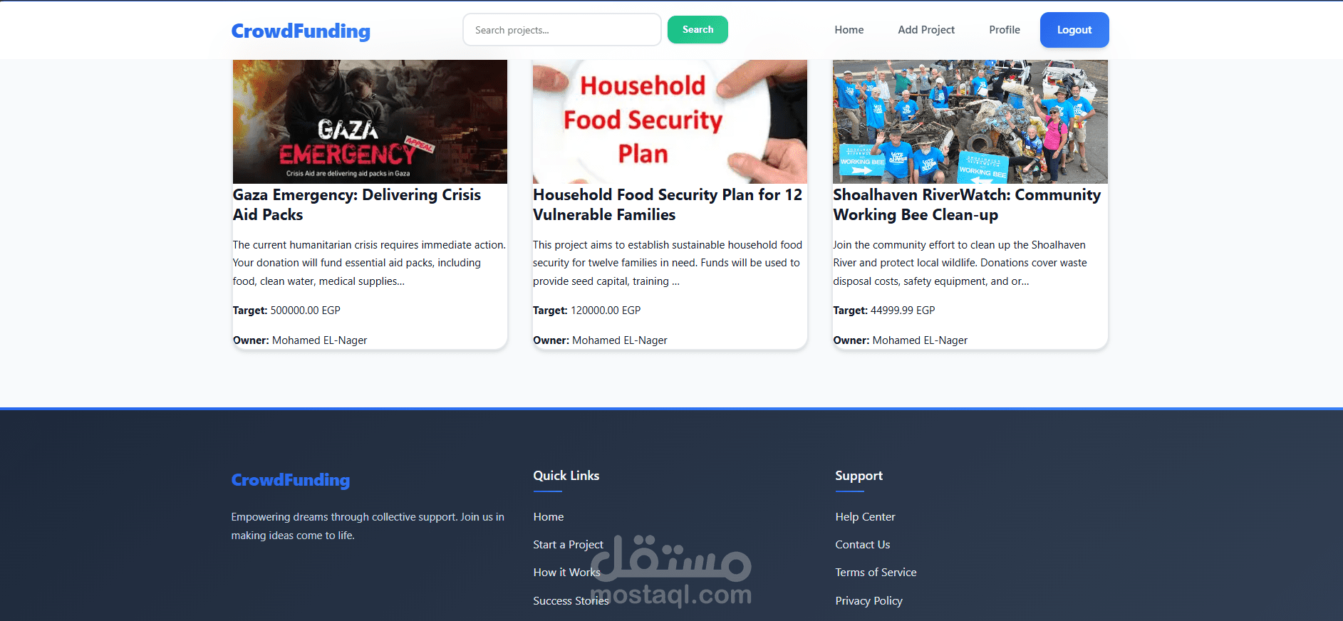 تطوير موقع تبرعات متكامل (CrowdFunding Website) باستخدام Django