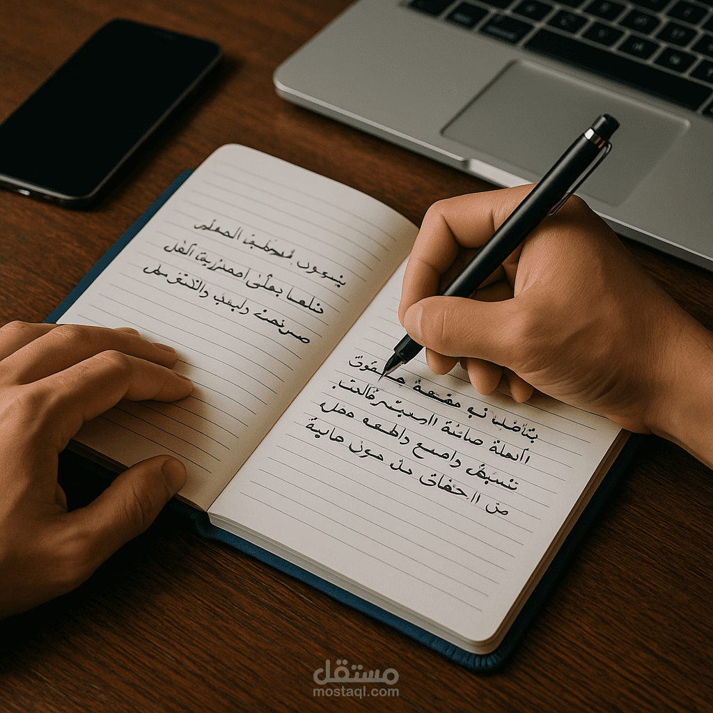 Arabic Typing & Rewriting – Sample Work