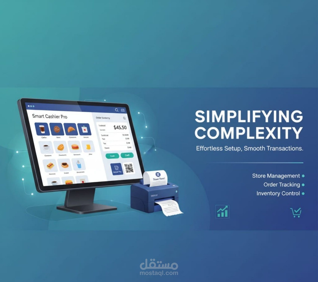 برنامج كاشير pos بلغه python لتسجيل مبيعاتك و ملف تنفيذي