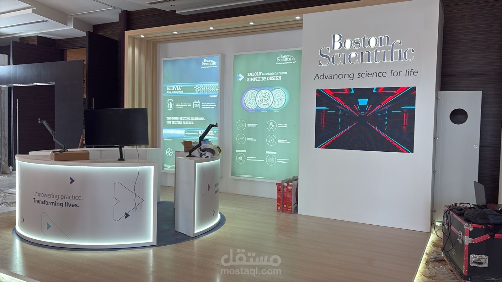 تنفيذ بوث برج وافال