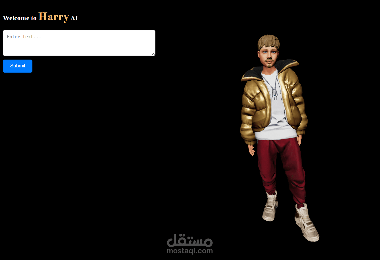 3D AI Friend Website