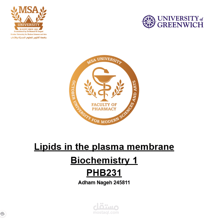 research about the plasma membrane lipids