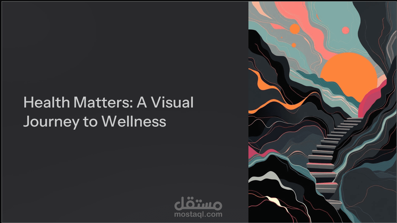 عرض تقديمي (PowerPoint) جذاب ومنسق عن ال "Health Matters".