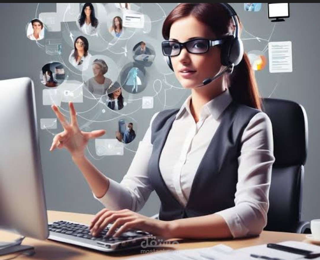 دعم العملاء وإدارة استفساراتهم عبر الإنترنت