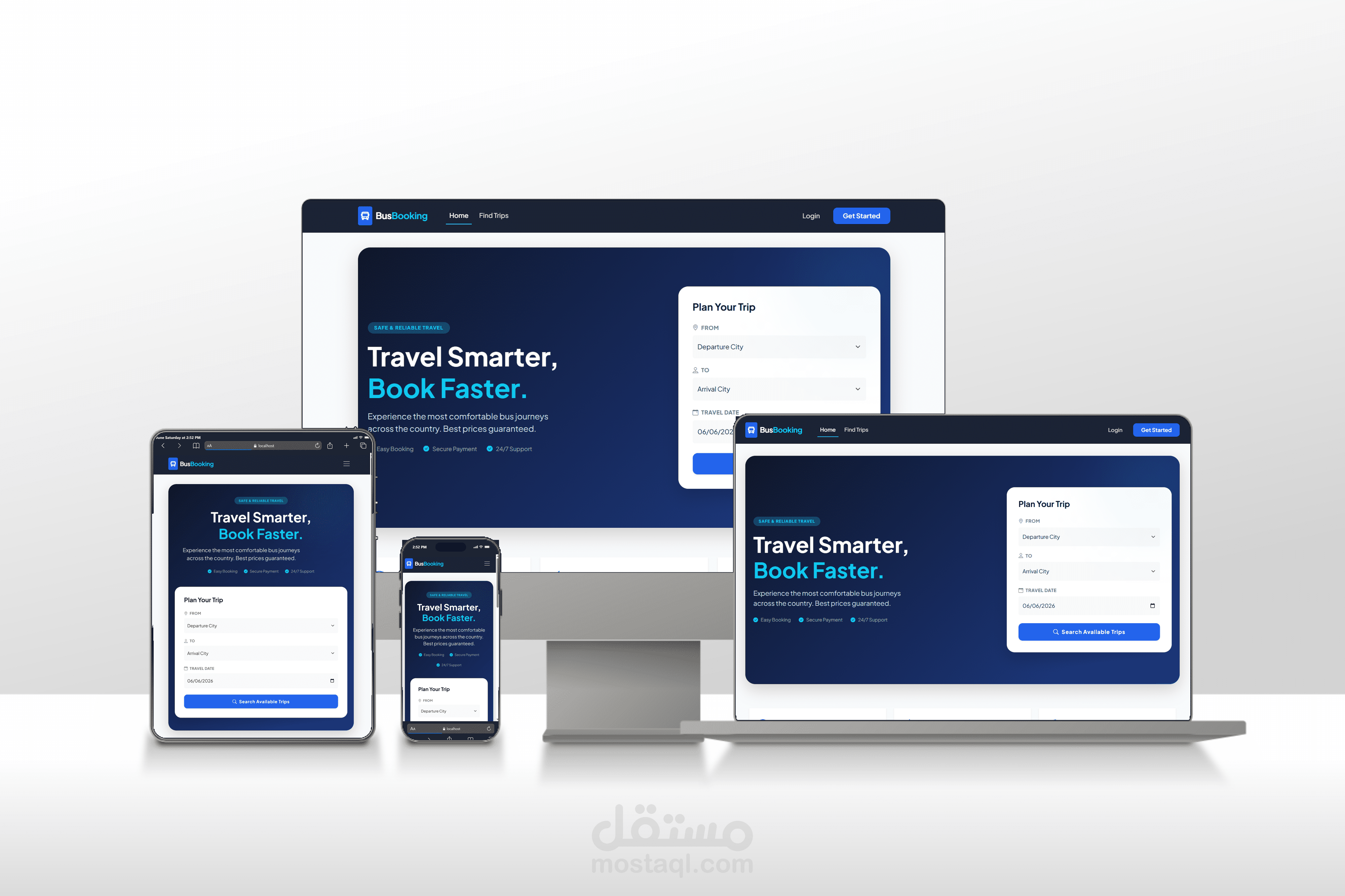 نظام حجز تذاكر الباصات (ASP.NET Core MVC + SignalR)