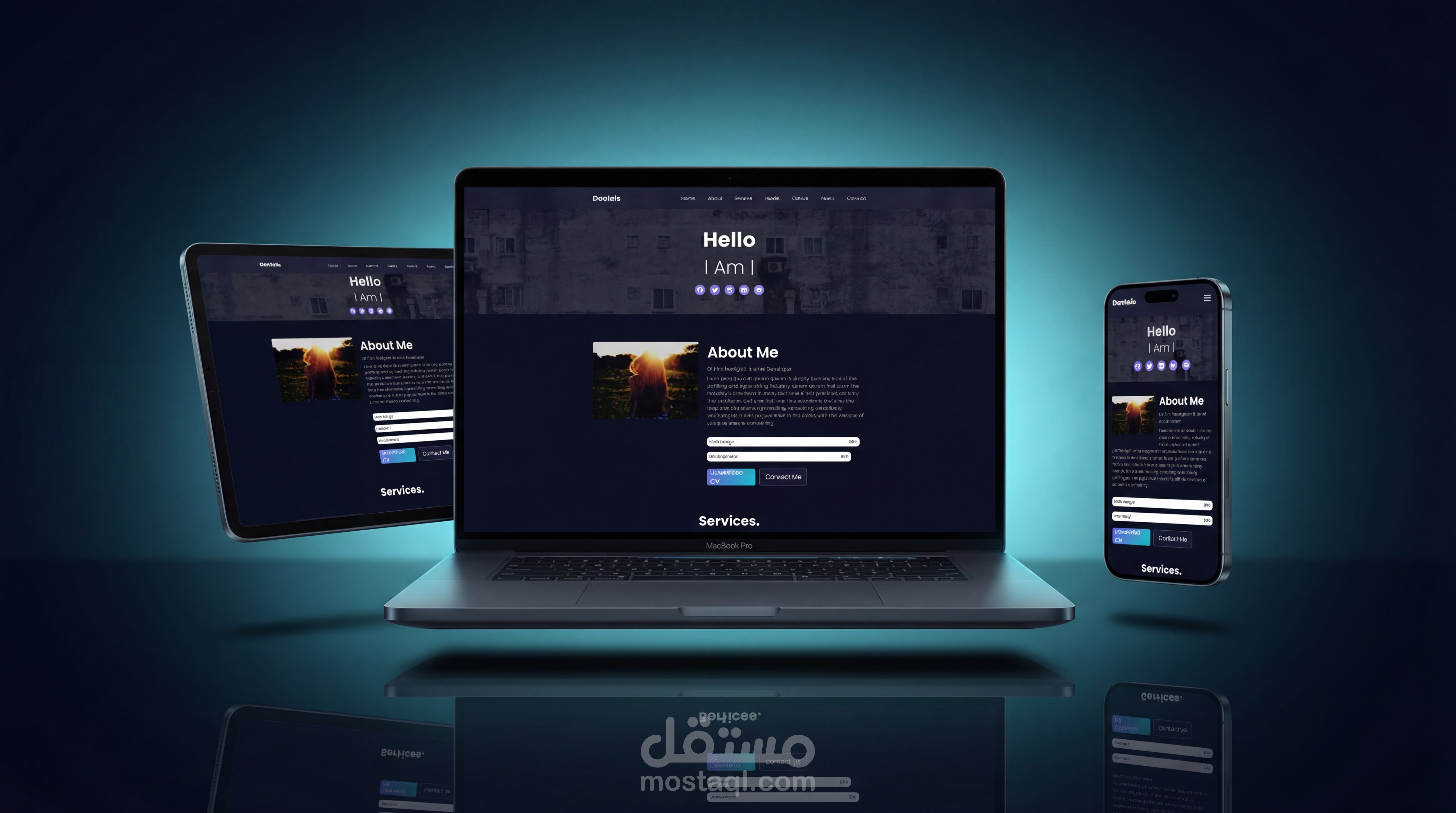 Personal Resume & Portfolio Landing Page