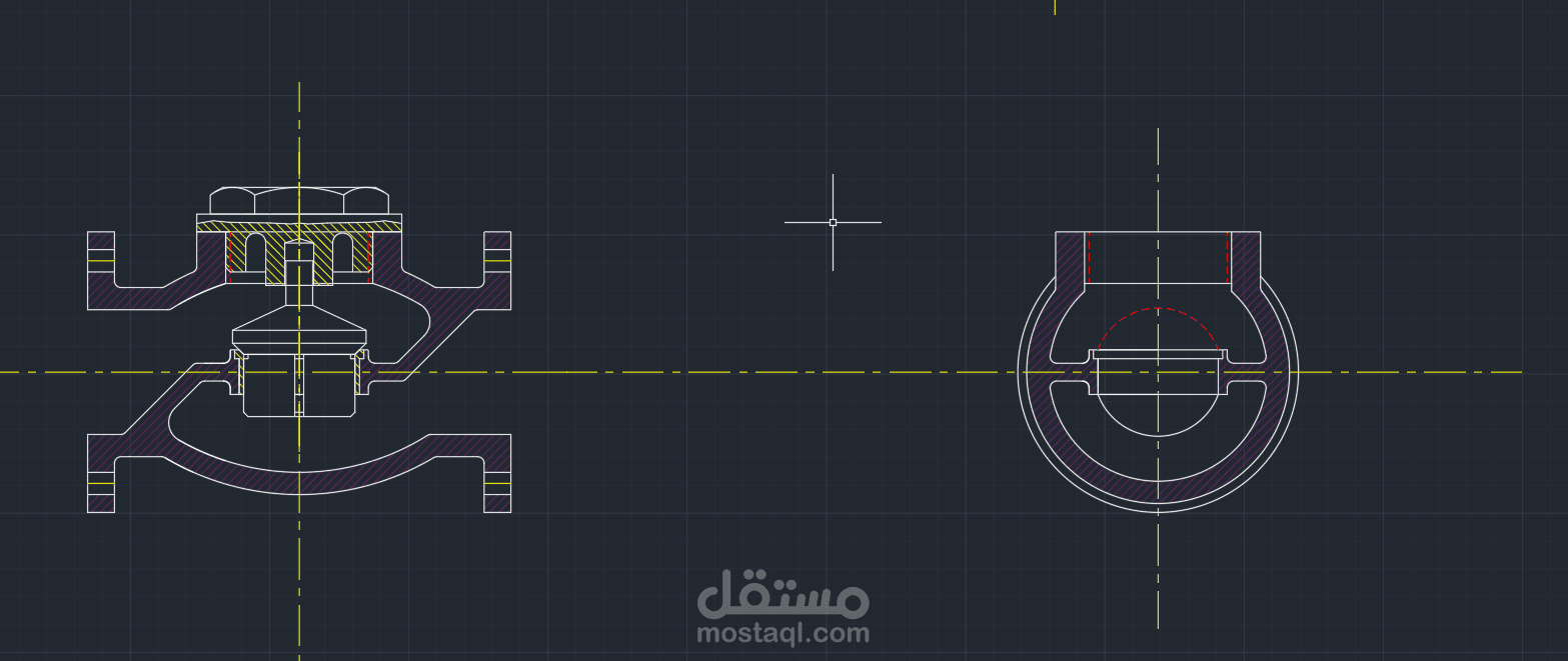 Screw Jack Auto Cad Assembly