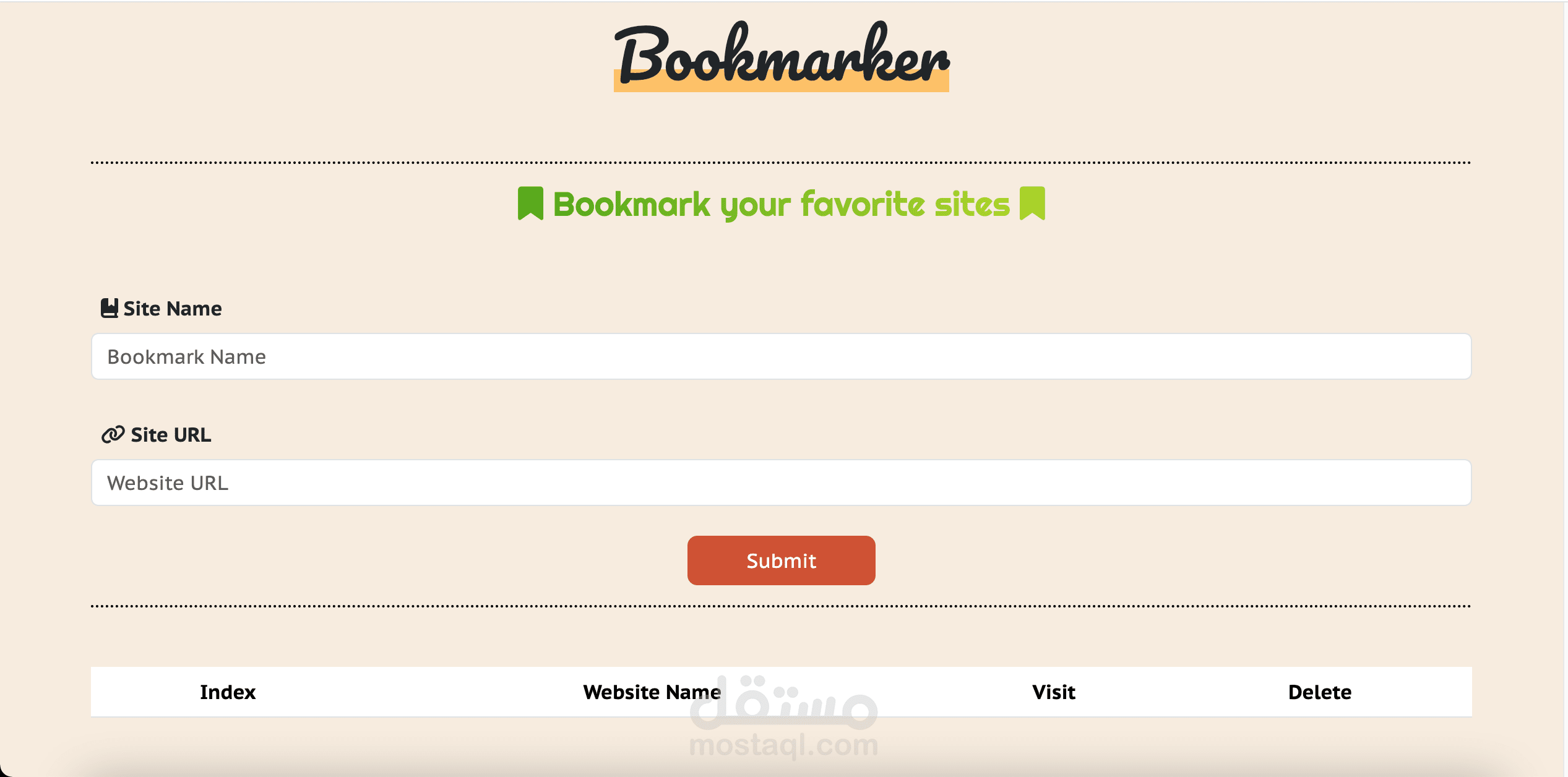 Bookmarker — أداة بسيطة لحفظ وتنظيم الروابط