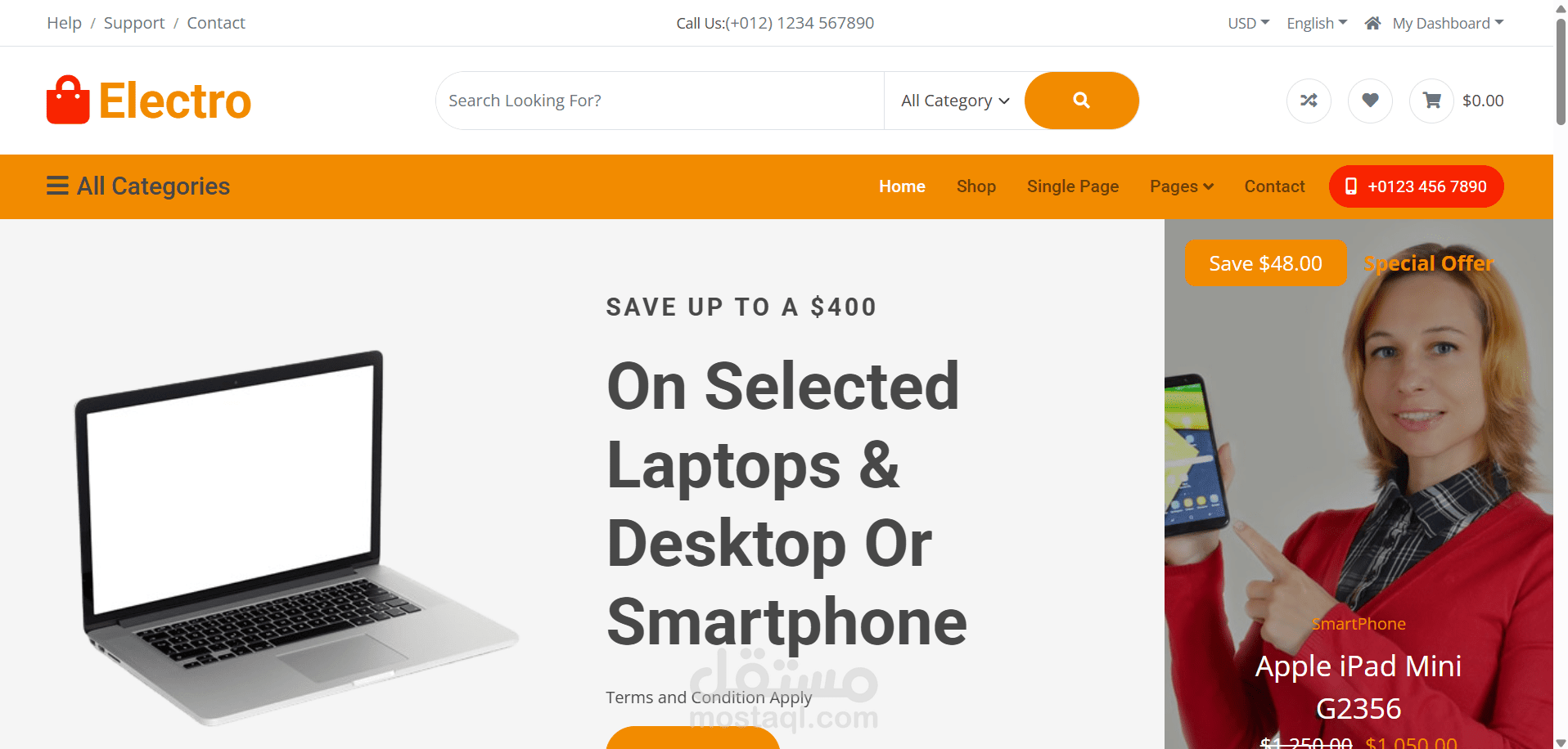 Electro - E-commerce Electronics Store