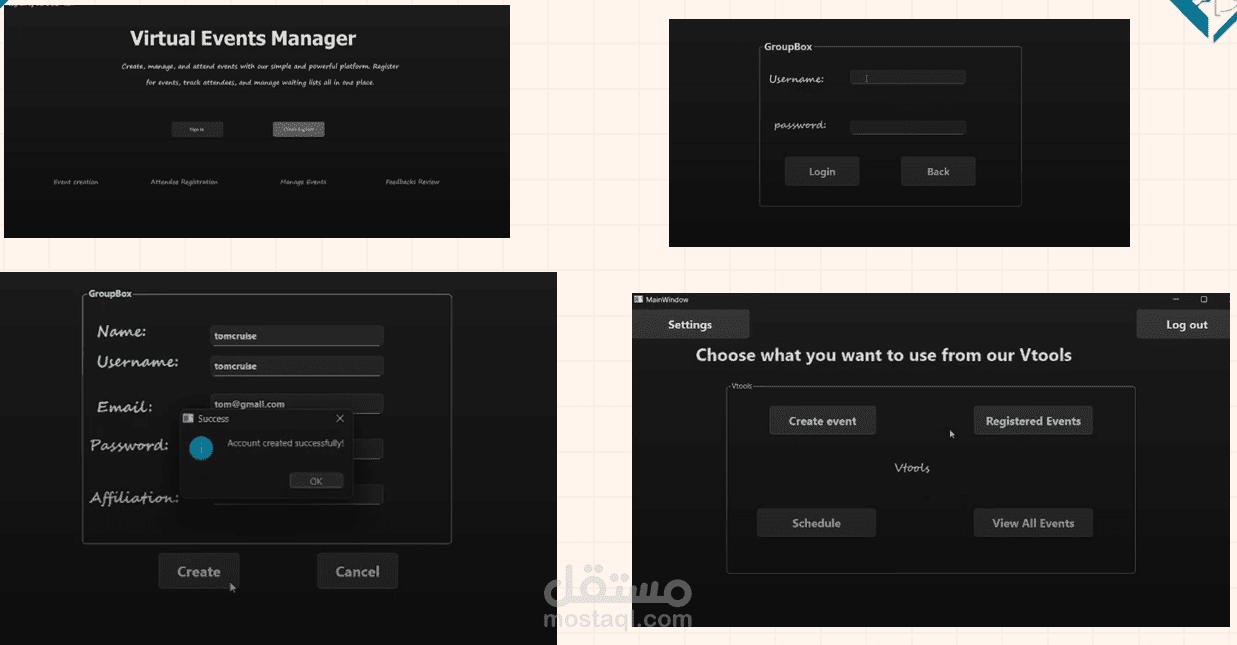 Virtual Meeting & Scheduling System
