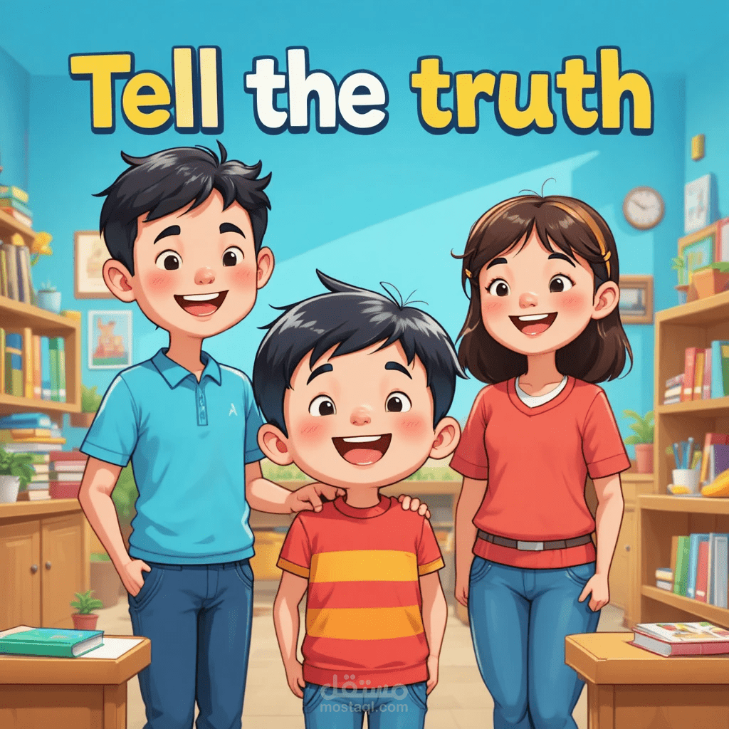 قصة تعليمية للأطفال عن الصدق | Translation + Transcription + Subtitles