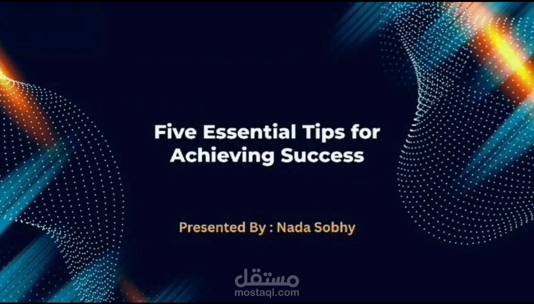 Professional Educational Video Design – Five Essential Tips for Success for client called Nada Sobhy