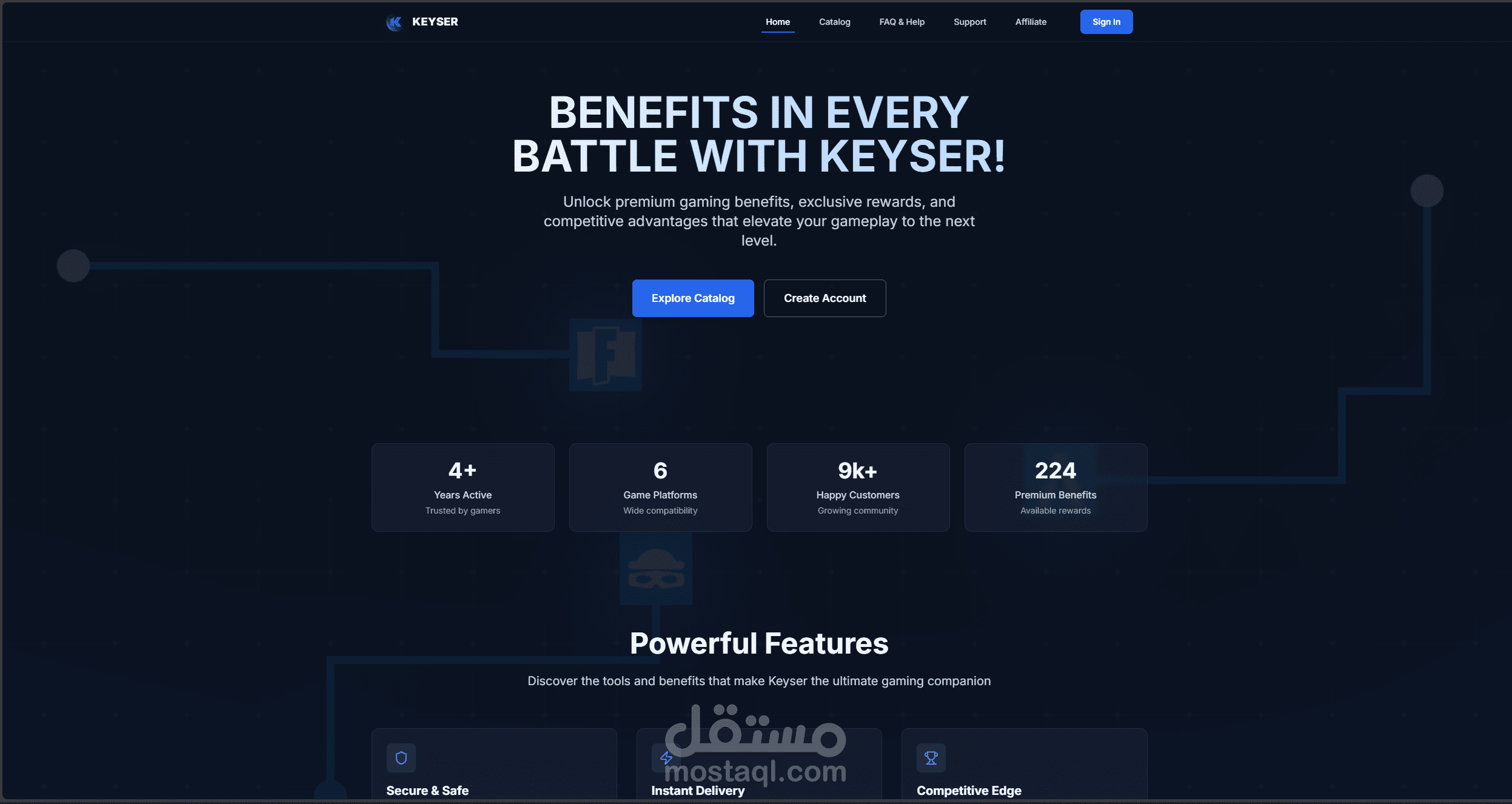 منصة Keyser.gg – لوحة تحكم وخدمات إدارة تراخيص آلية بالكامل
