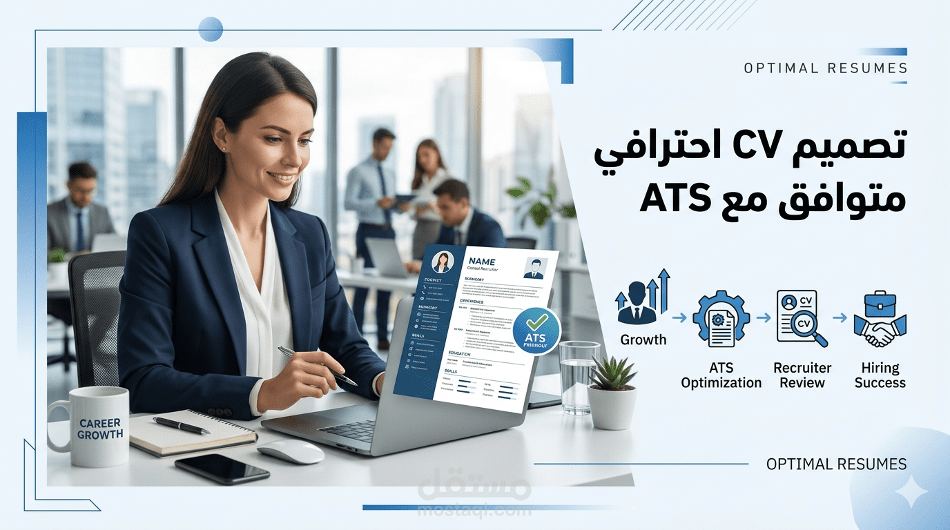 تصميم CVاحترافي مطابق لل ATS