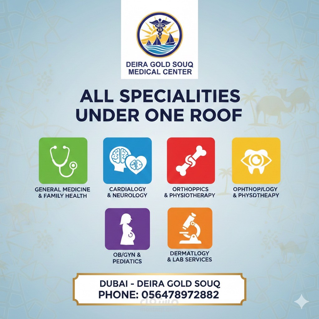 Medical center advertisment