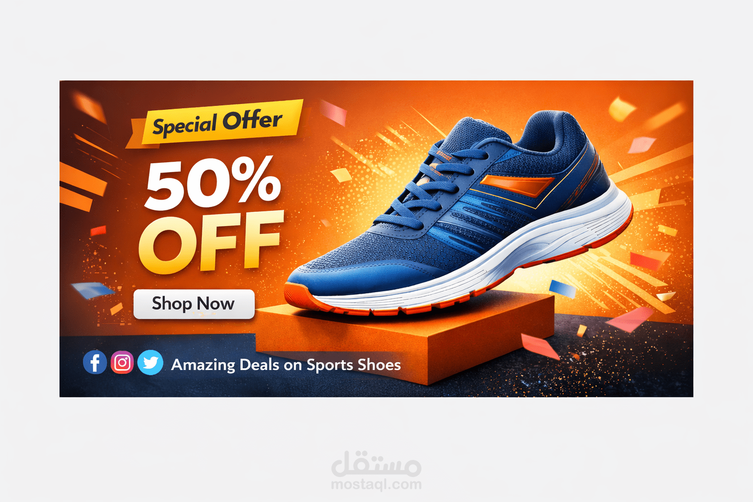 تصميم صورة إعلانية لوسائل التواصل الاجتماعي