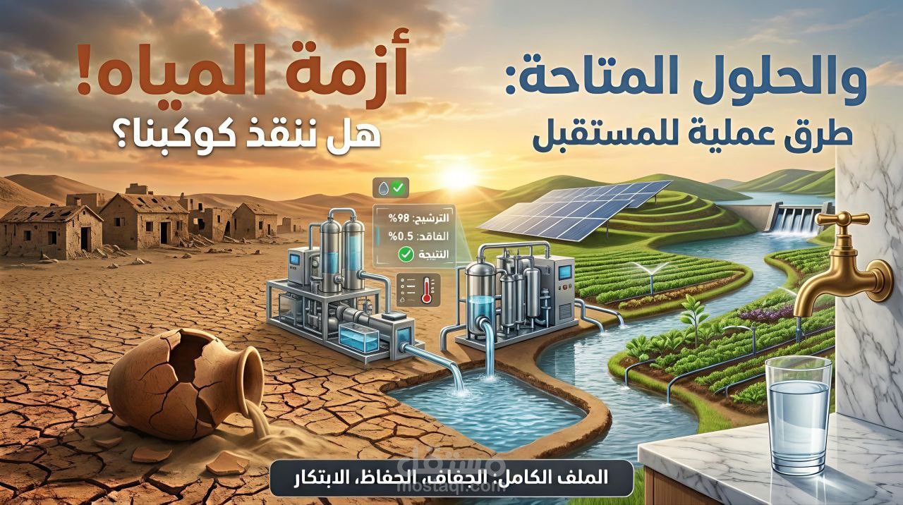 أزمة المياه 2024: خطر يهدد العالم… وحلول تنقذ المستقبل