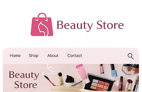 تصميم شعار متجر الكتروني