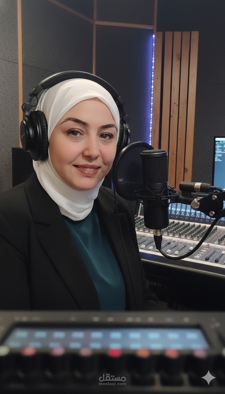تعليق صوتي: تسجيل الرد الآلي IVR (نبرة رسمية وهادئة)