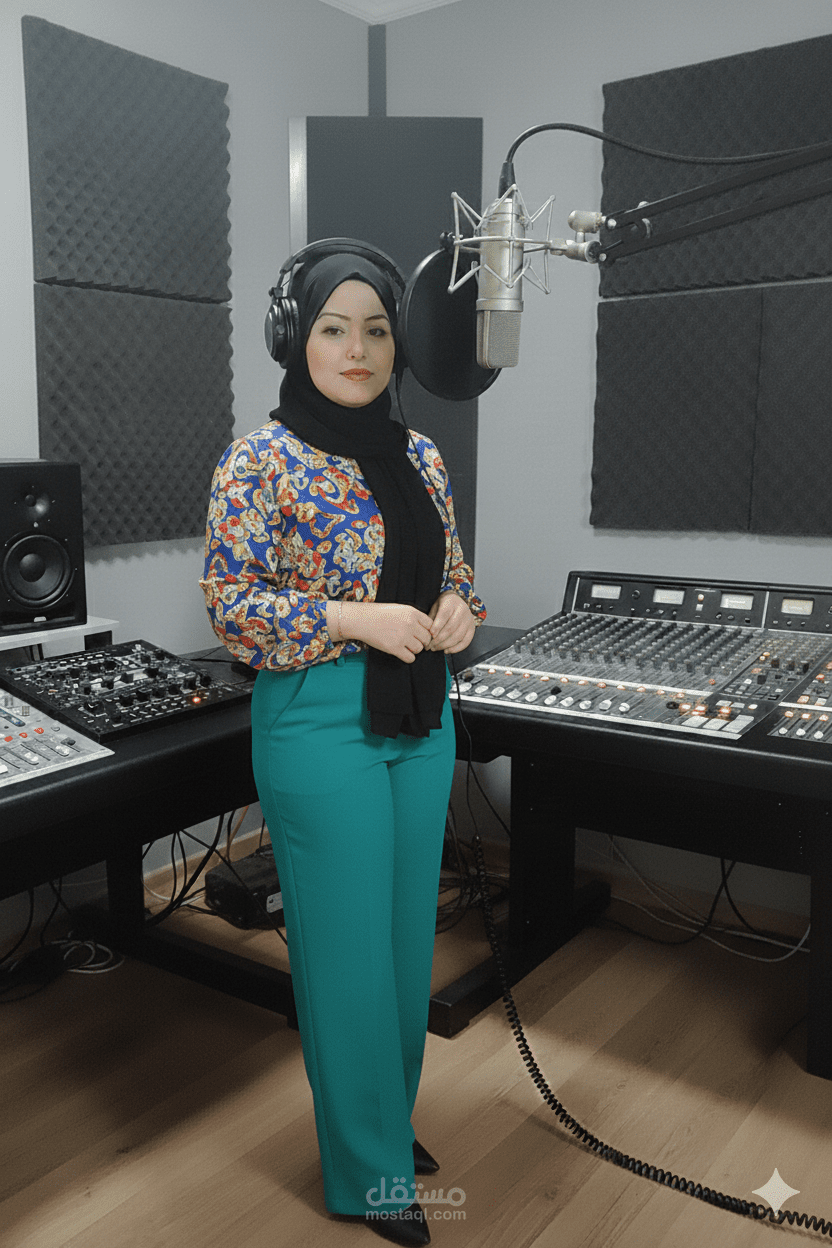 دوبلاج وأداء شخصيات كرتونية متعددة (لهجة مصرية محترفة)