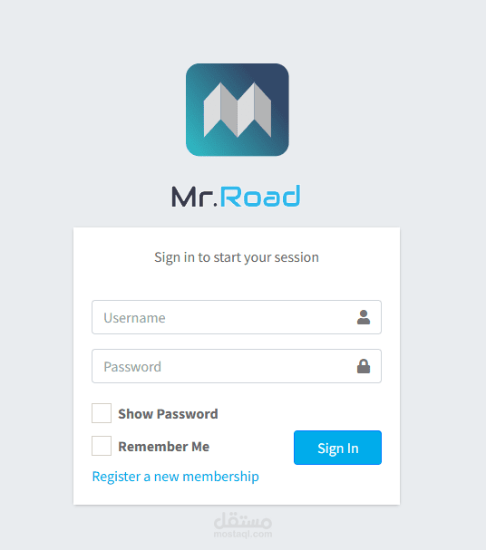 Mr.Road Admin Panel