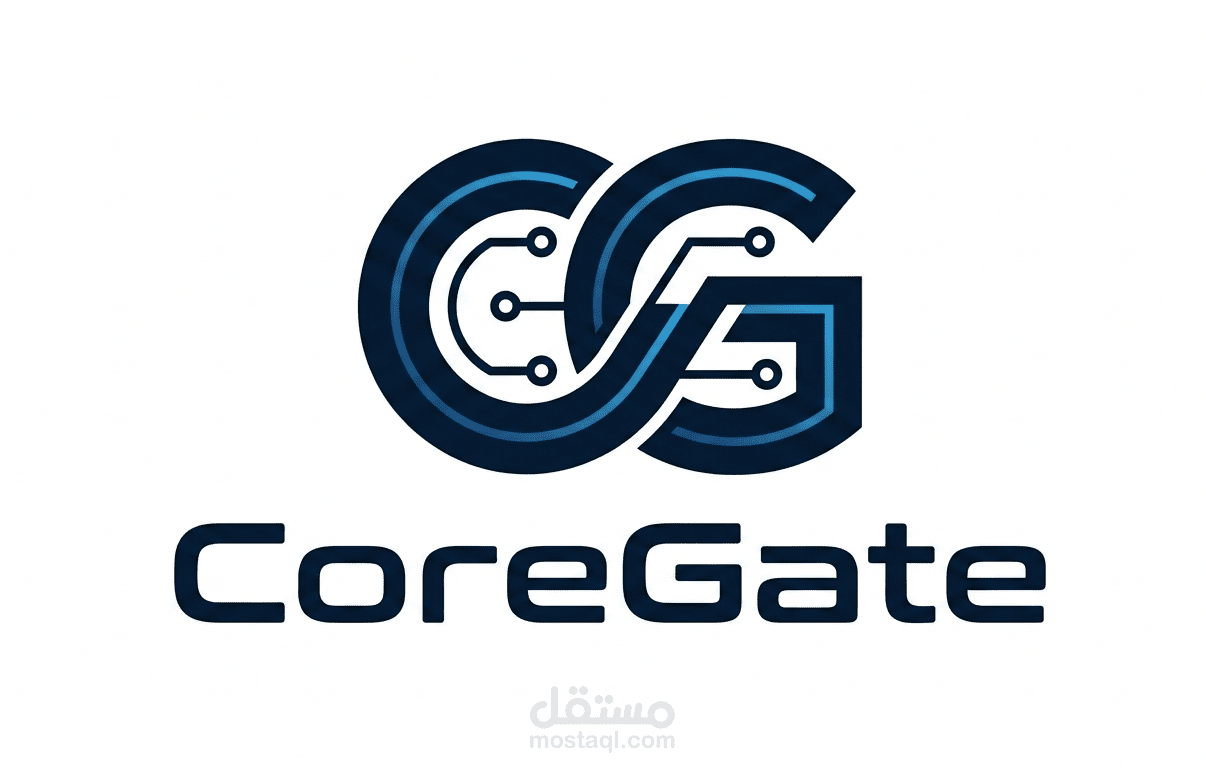 تصميم شعار وبروفايل لشركة بيع قطع الحاسوب