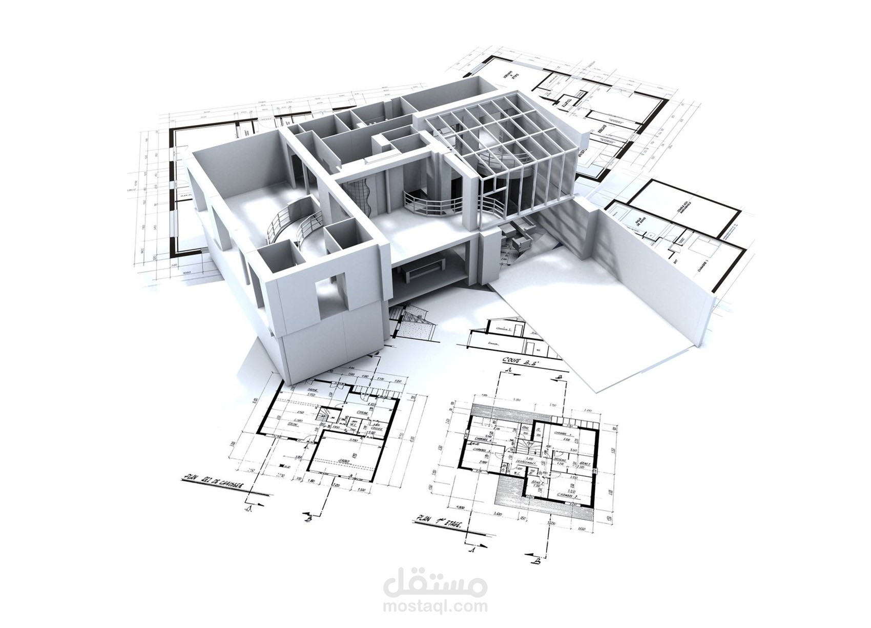 رسم وتصميم المخططات الهندسية علي الاوتوكاد