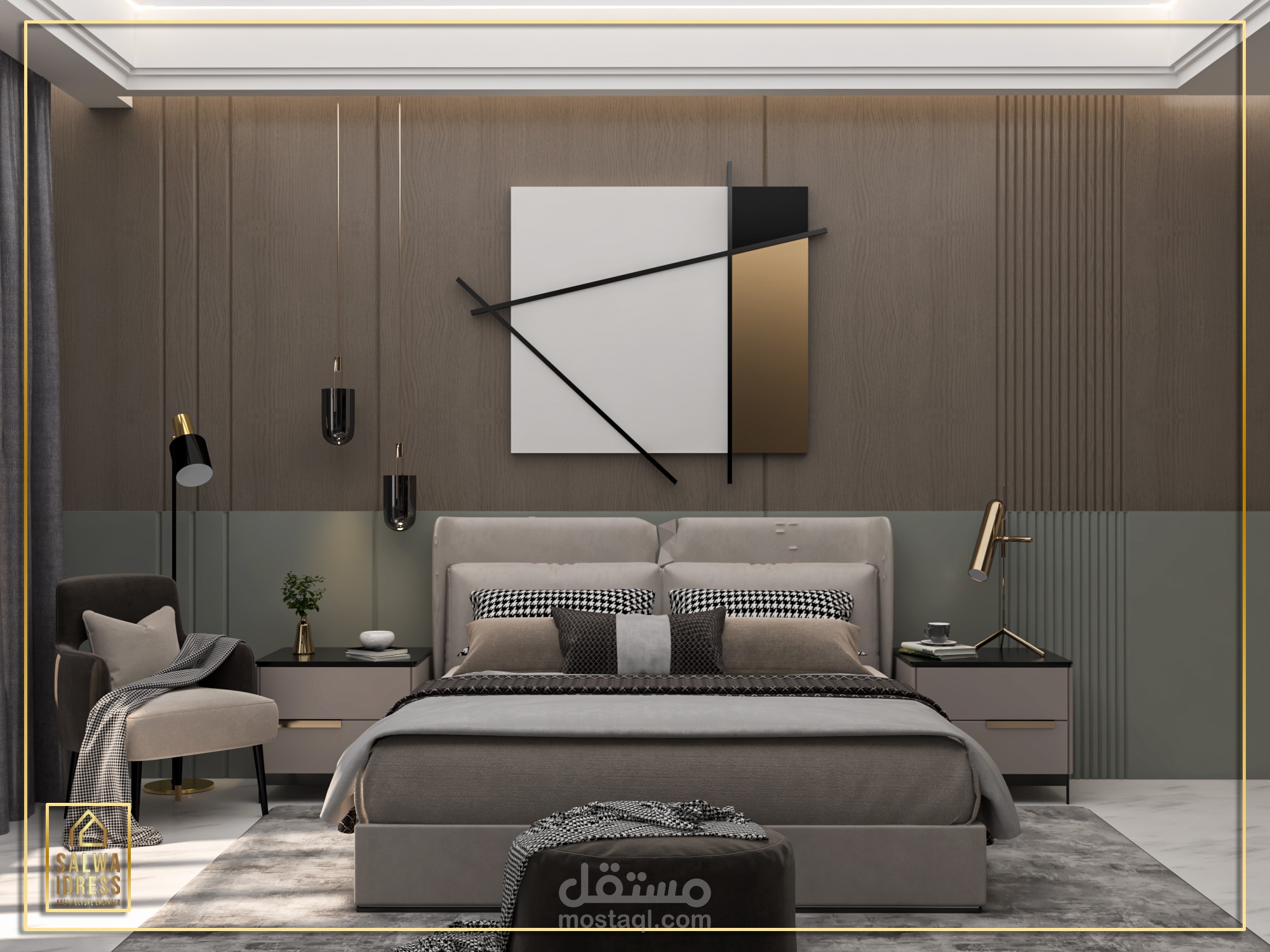 تصميم غرفة نوم مودرن