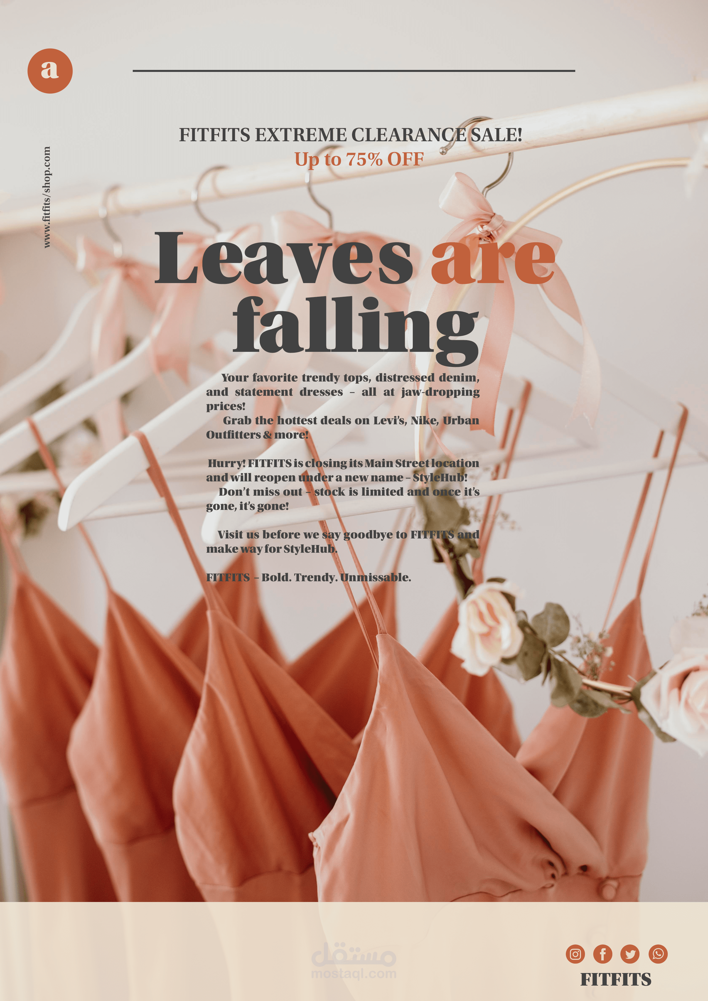 FITFITS Seasonal Clearance Campaign  “Leaves Are Falling”