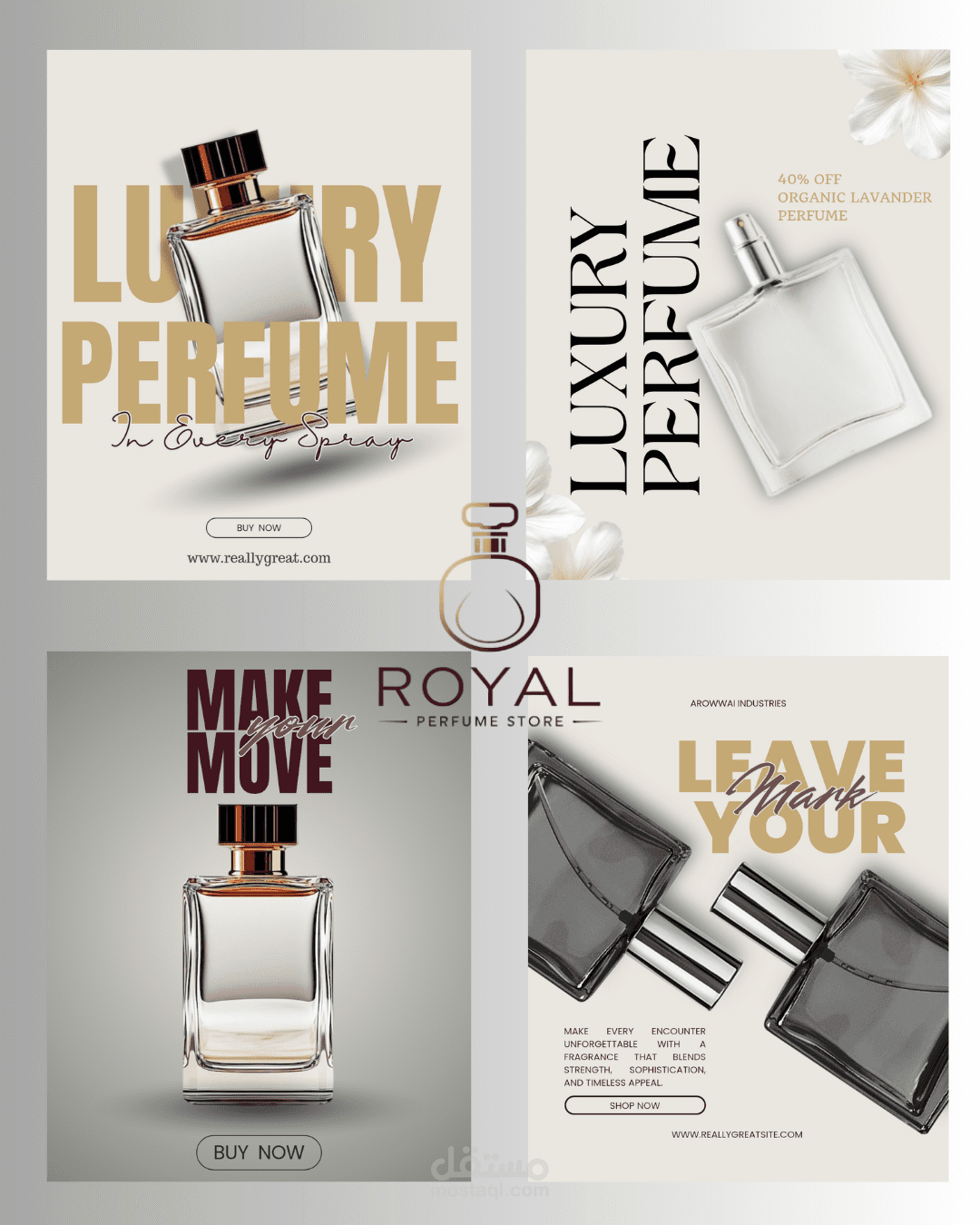 لوجو و تصاميم سوشل ميديا لبراند Royal