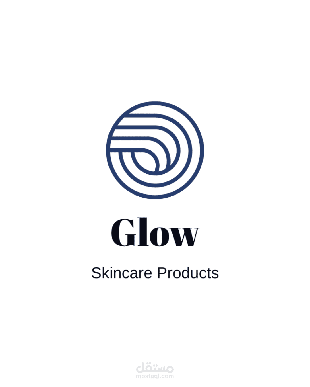 هوية بصرية لمتجر متخصص بمنتجات العناية بالبشرة