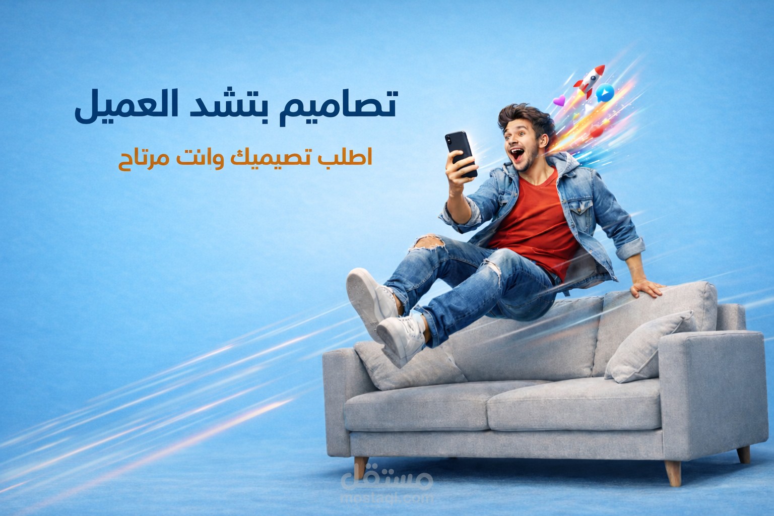 تصميم اعلان لي