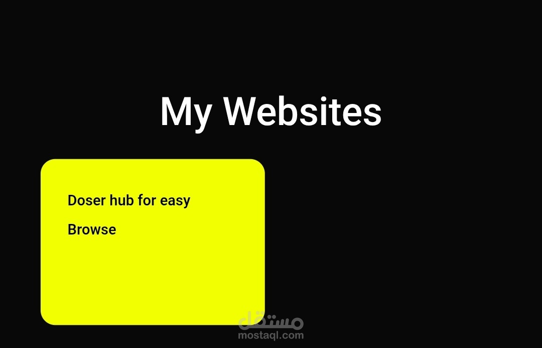 Doser portfolio website
