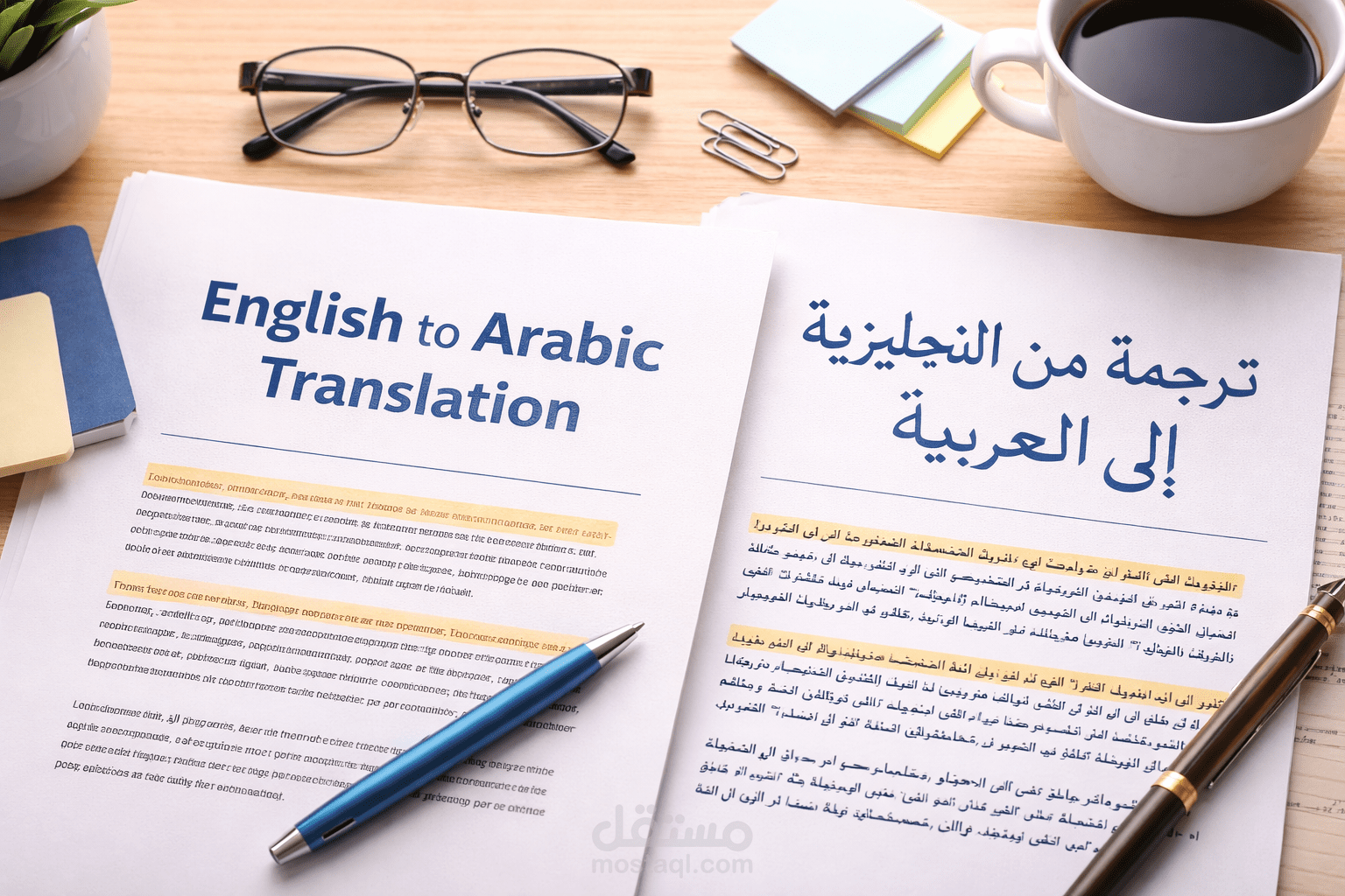 Professional English to Arabic Translation – Sample Project