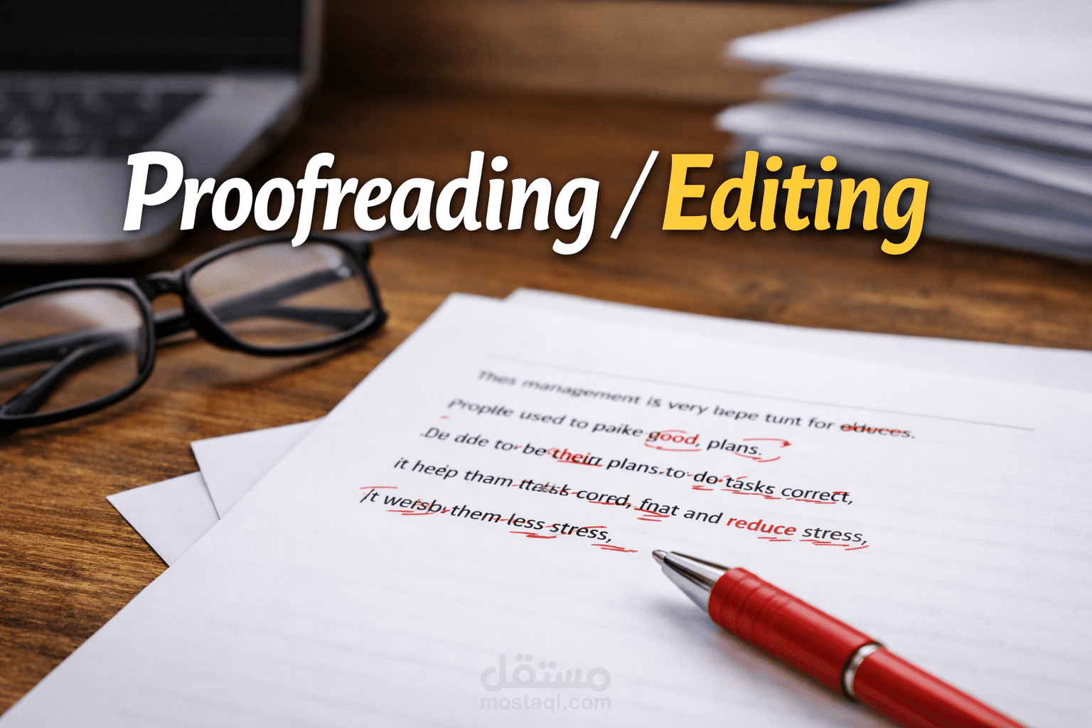 English Proofreading & Editing – Sample Project
