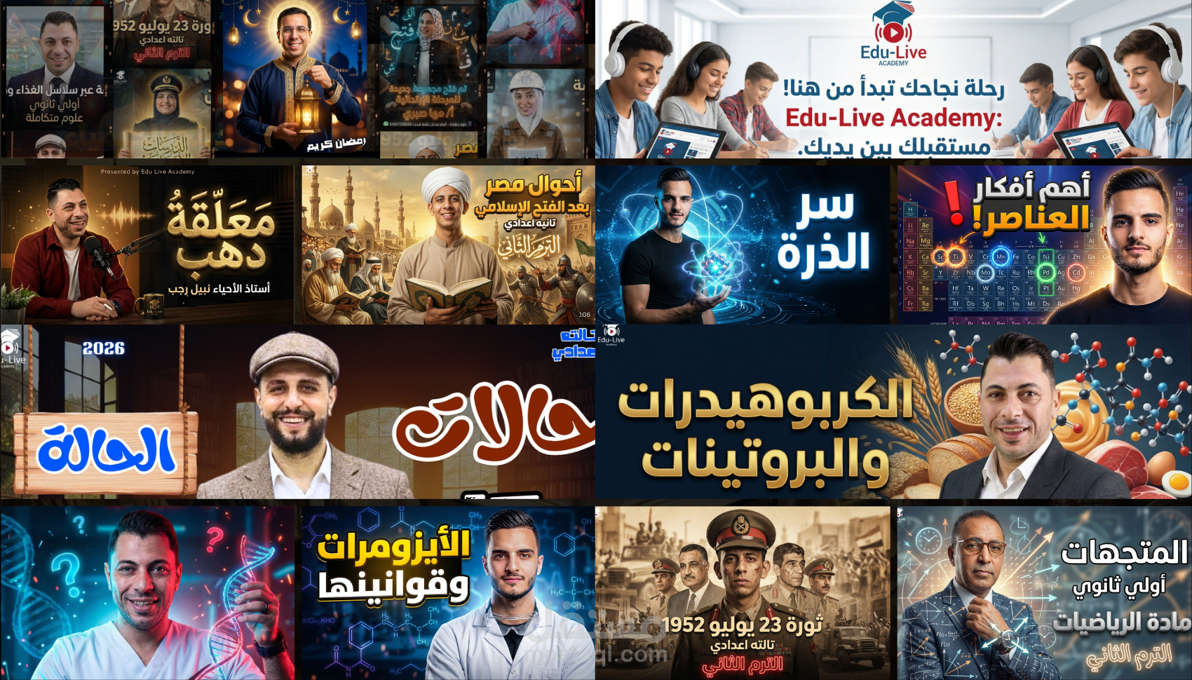 خدمة تصميم الصور المصغرة (Thumbnail)