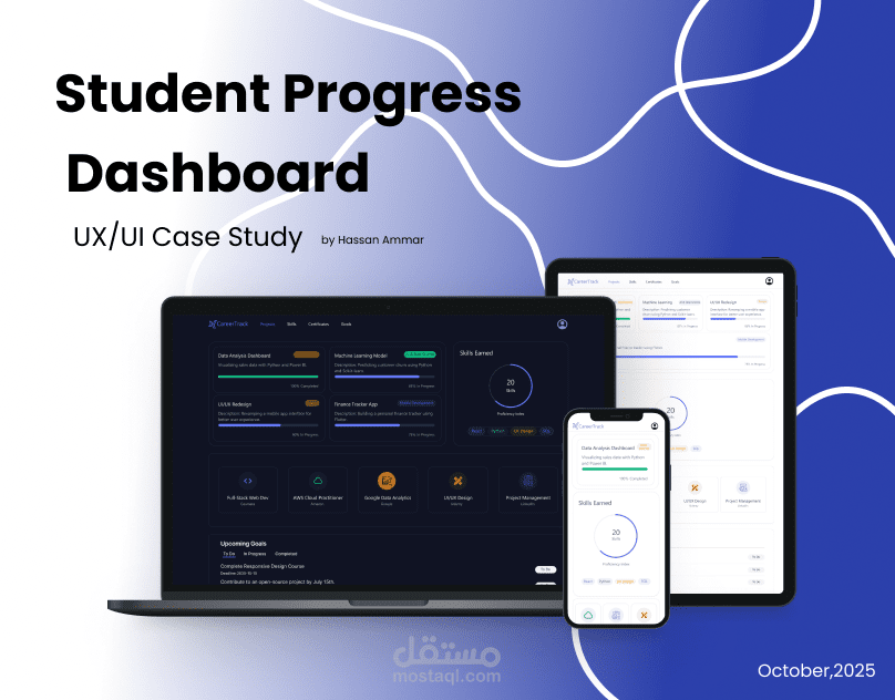 Student progress dashboard