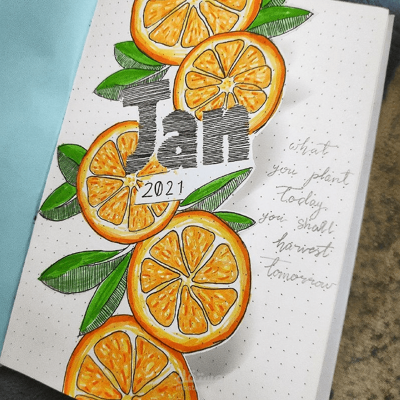 عمل bullet journals أو جورنال الأعمال اليومية