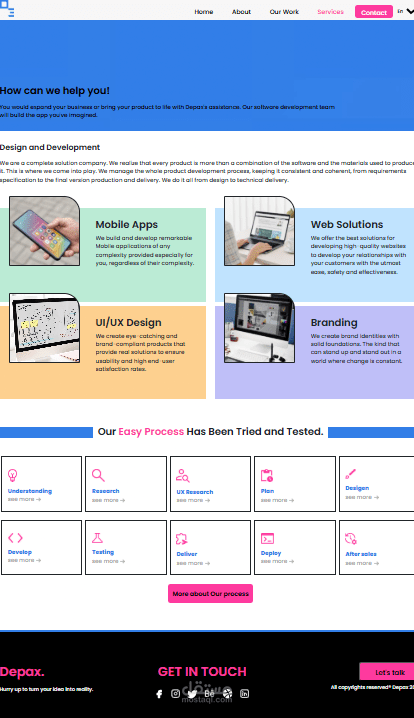 Depax.tech - الموقع الرسمي لشركة ديباكس التقنية