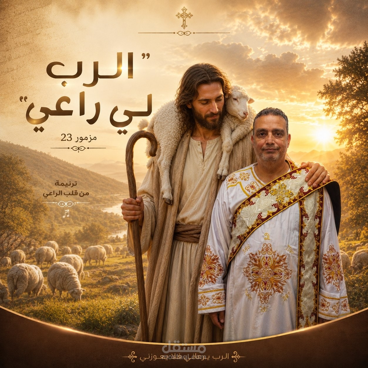 ترنيمة الرب لى راعى