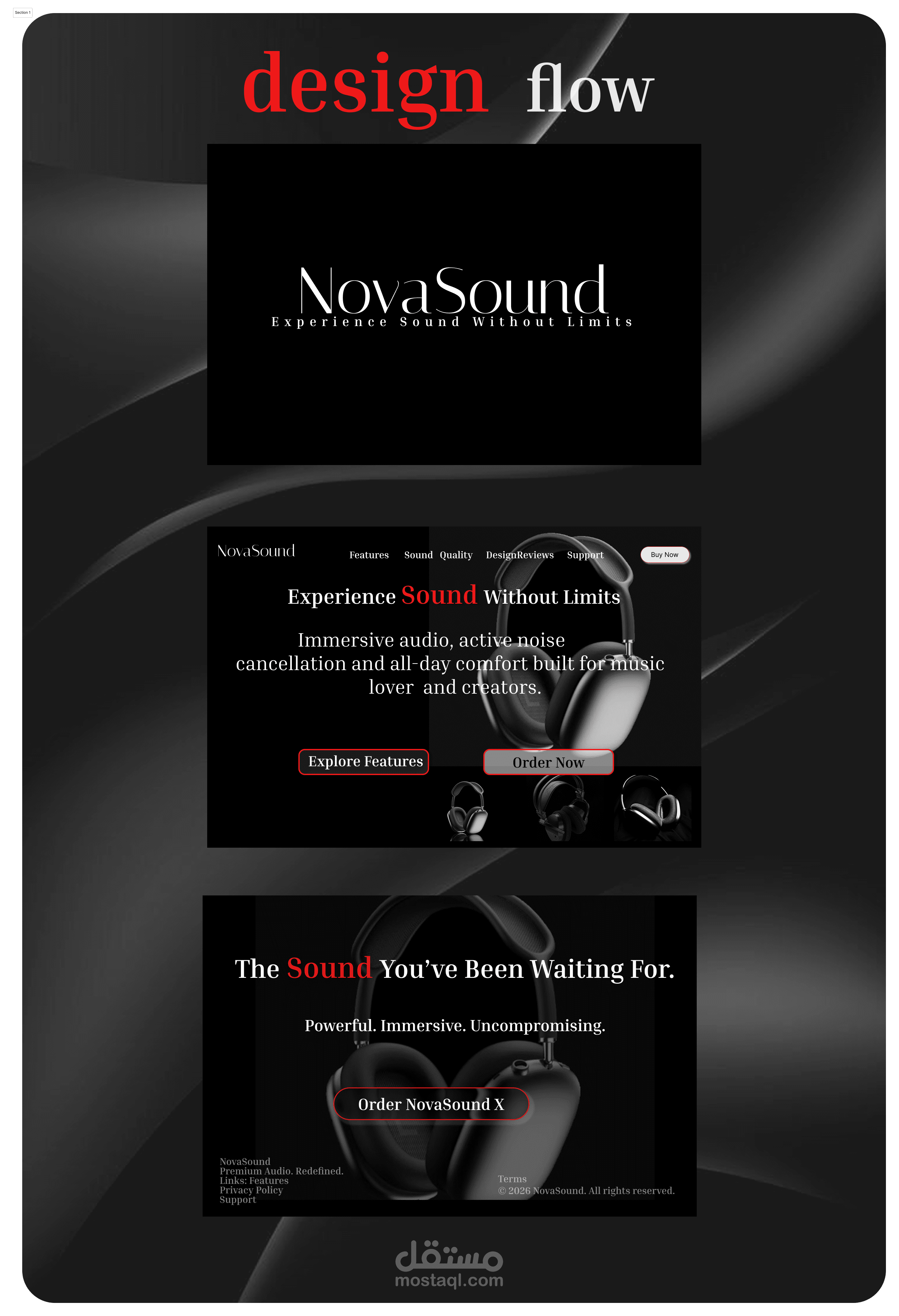 landing page