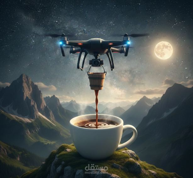 دمج وتلاعب احترافي بعناصر متعددة وإضاءة واقعية (Advanced Compositing)