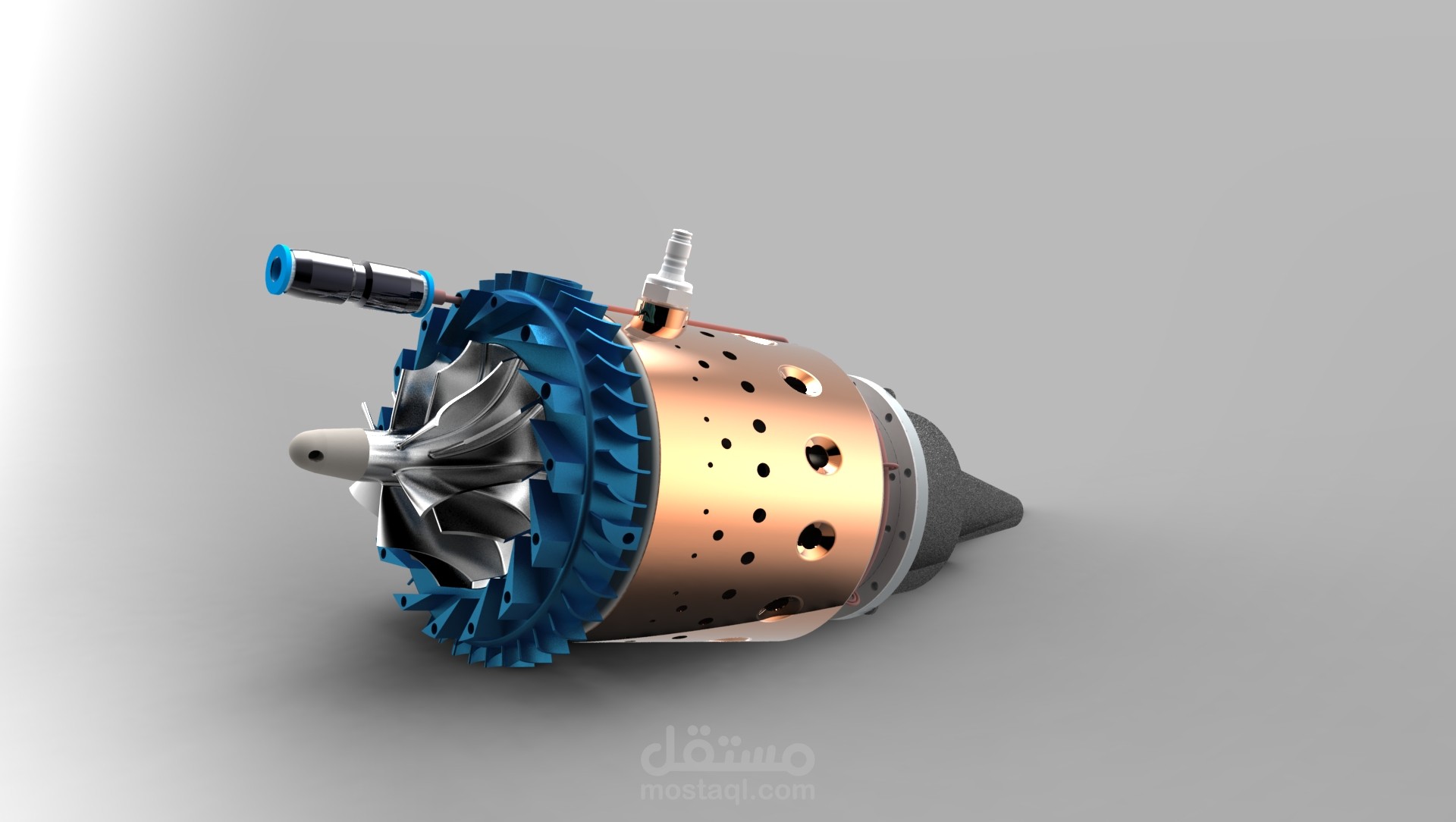 محرك توربيني