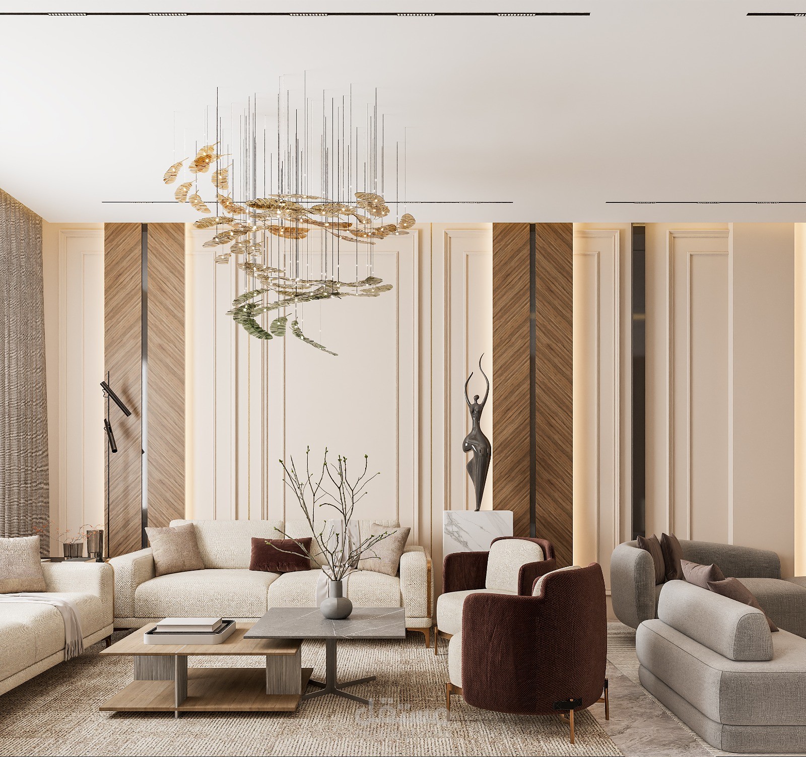 تصميم داخلي لاستقبال و طعام
