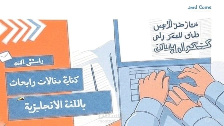 كتابة مقالات وروايات وأبحاث