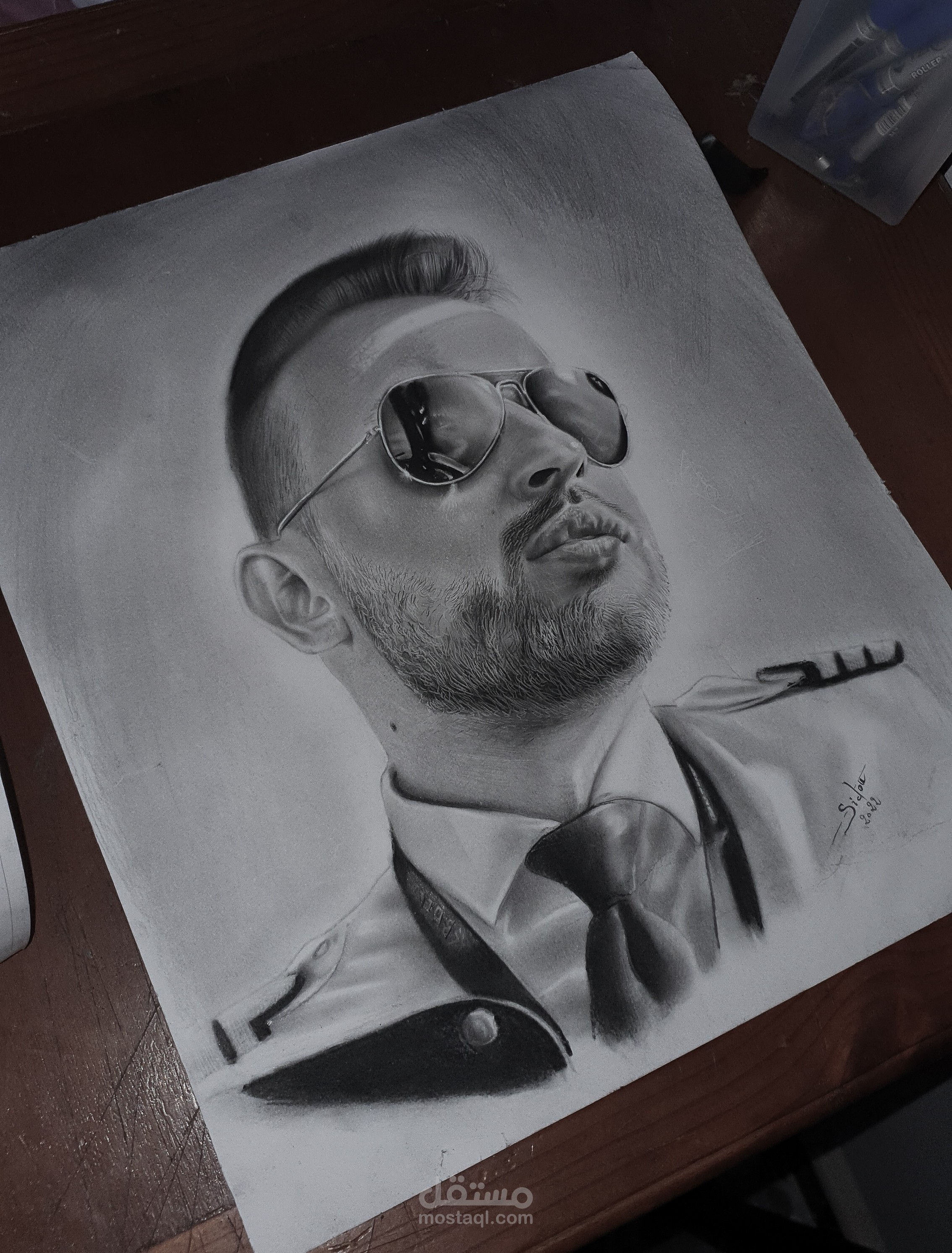 رسمة بورتريه إحترافية