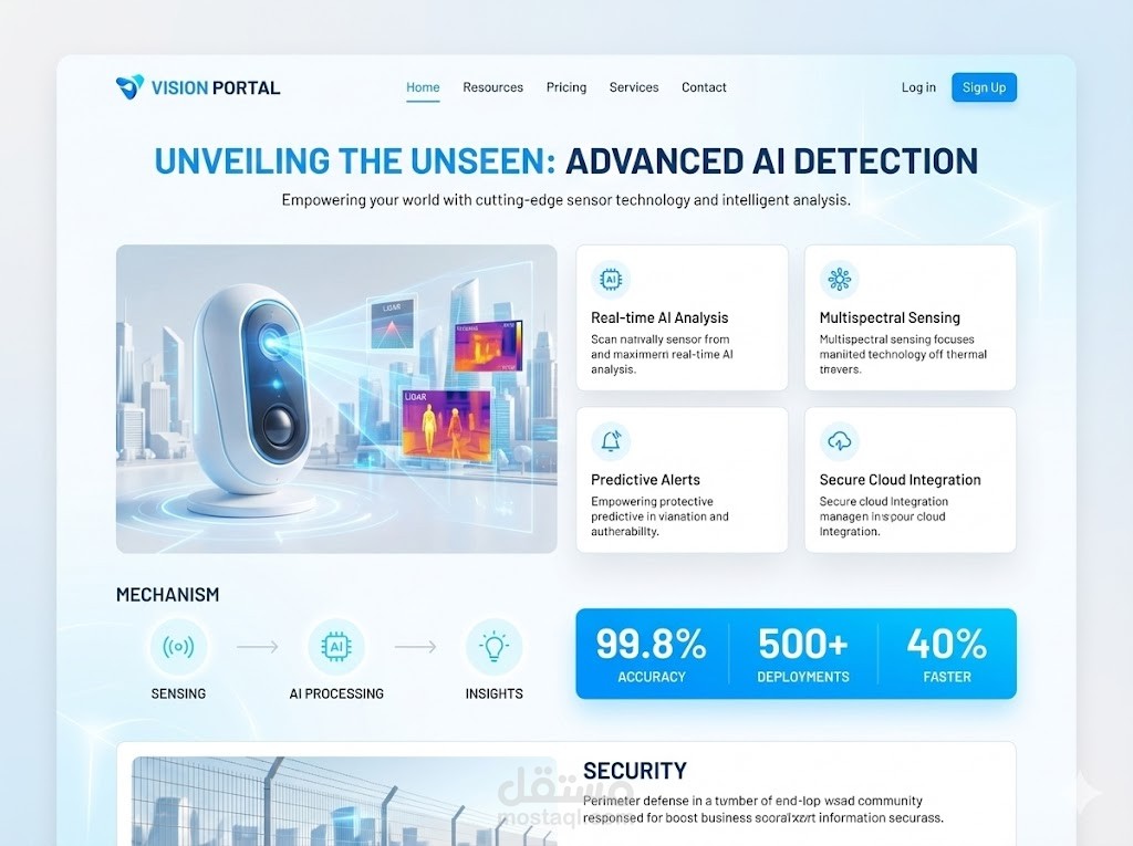 Vision Portal - Advanced AI Detection System with Cutting-Edge Sensor Technology for Modern World